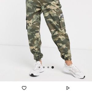 Adidas High Waist Camo Pants - ASOS